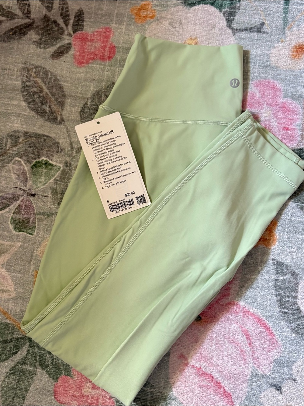 lululemon Wunder Under High Rise
Tight 25" - Creamy Mint